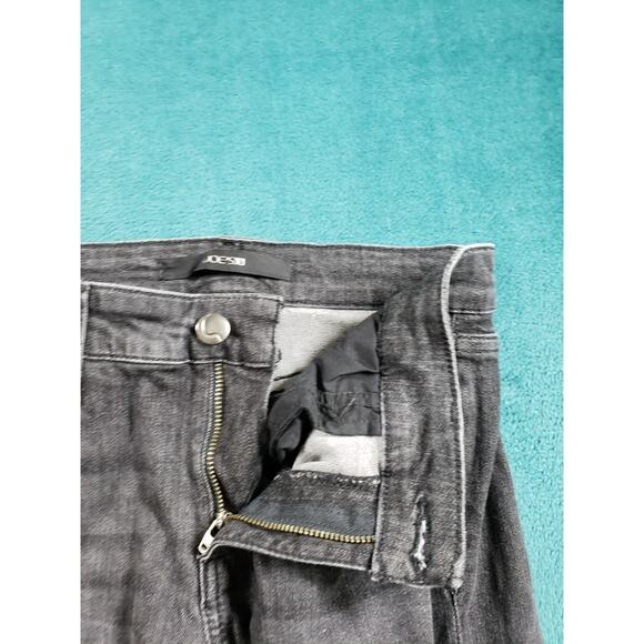 Joes Jeans Size 27 Womens Black Stretch Pants Ladies Mid Rise Fray Hem Ankle - Picture 5 of 13